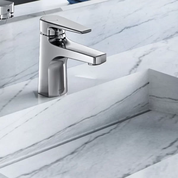 Monocomando bica baixa de mesa para lavatório ColdStart Lift Docol - Imagem 2