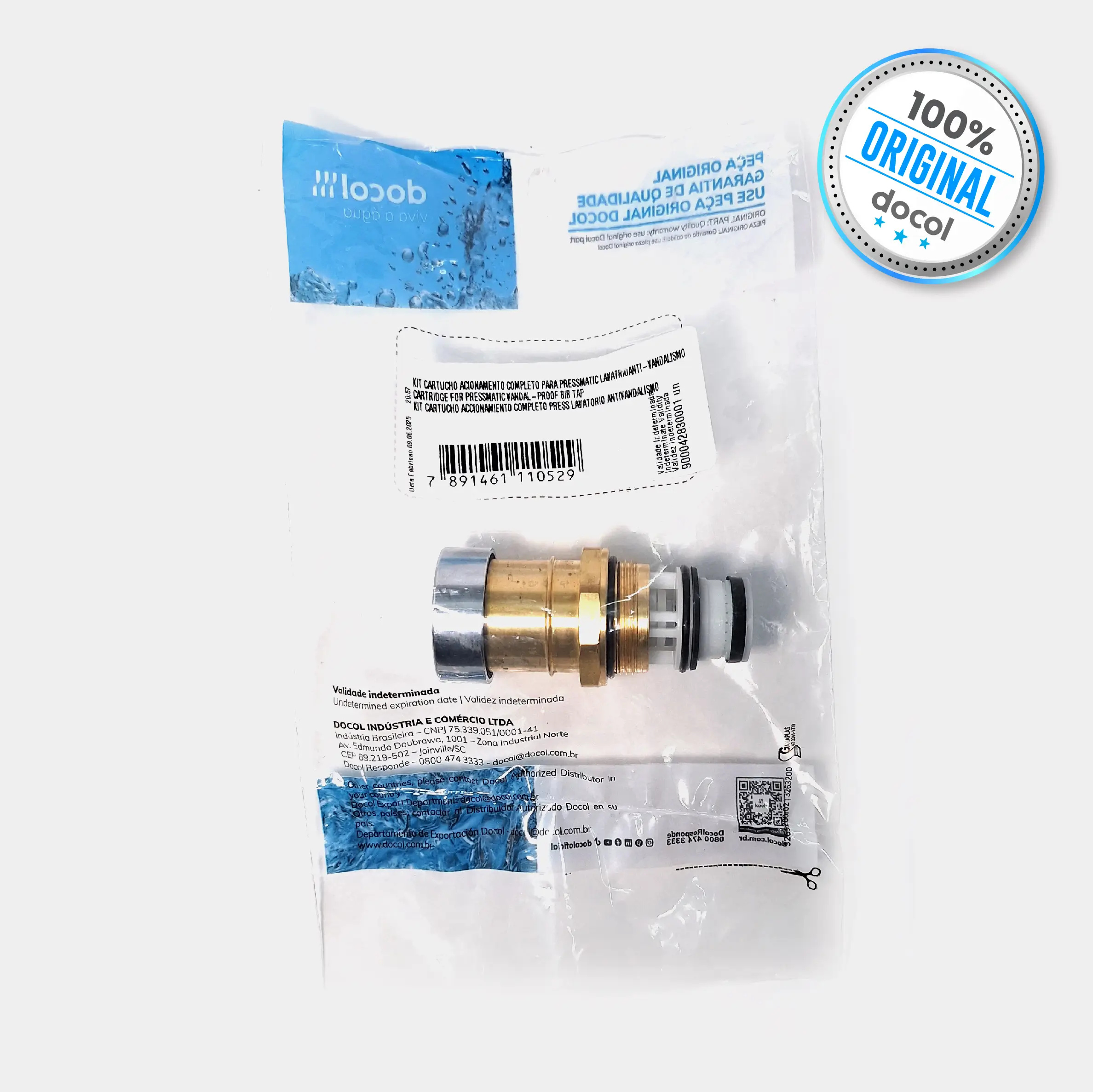 Kit Cartucho Pressmatic Lavatorio-Mictorio Antivandalismo 00428300 - Imagem 3